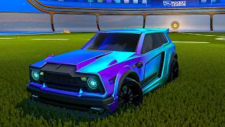 The VISTATIC Rocket Pass Decal Is SO CLEAN LOOKING In Rocket League - Rocket League Gameplay