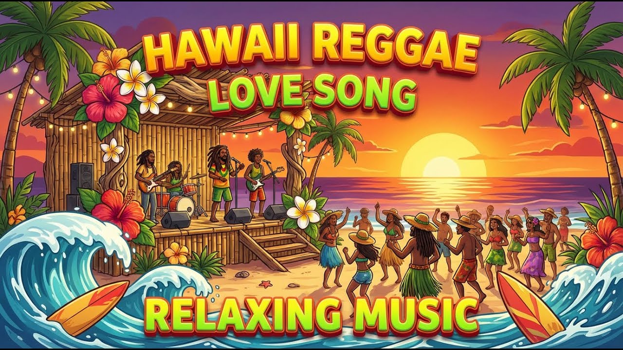 Hawaii Reggae Love 💛 Calm Relaxing Music for Quiet Moments