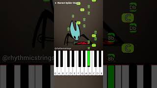 Hornet Spider Dance - Hollow Knight Silksong | Piano Tutorial #shorts