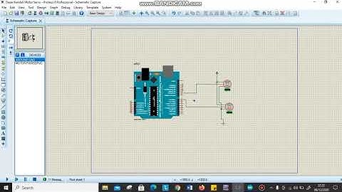 Project Dasar Kendali Motor Servo menggunakan Software Proteus 8 dan Arduino IDE