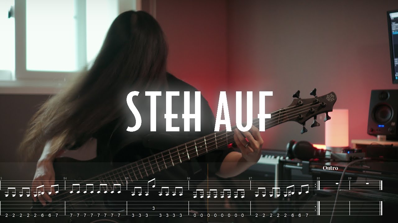 LINDEMANN - Steh auf | Bass Cover with Play-Along Tab