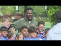 New Packers linebacker Zaire Franklin inspires young athletes at flag tournament