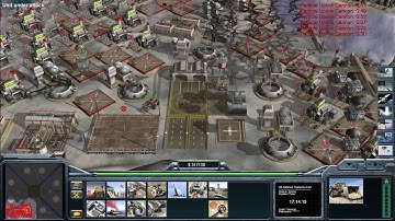 Command Conquer Generals Zero Hour Usa Laser Generals 1 vs 7 China Tanks Generals (Snow Heaven)