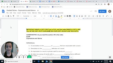 How to access and use guided notes!