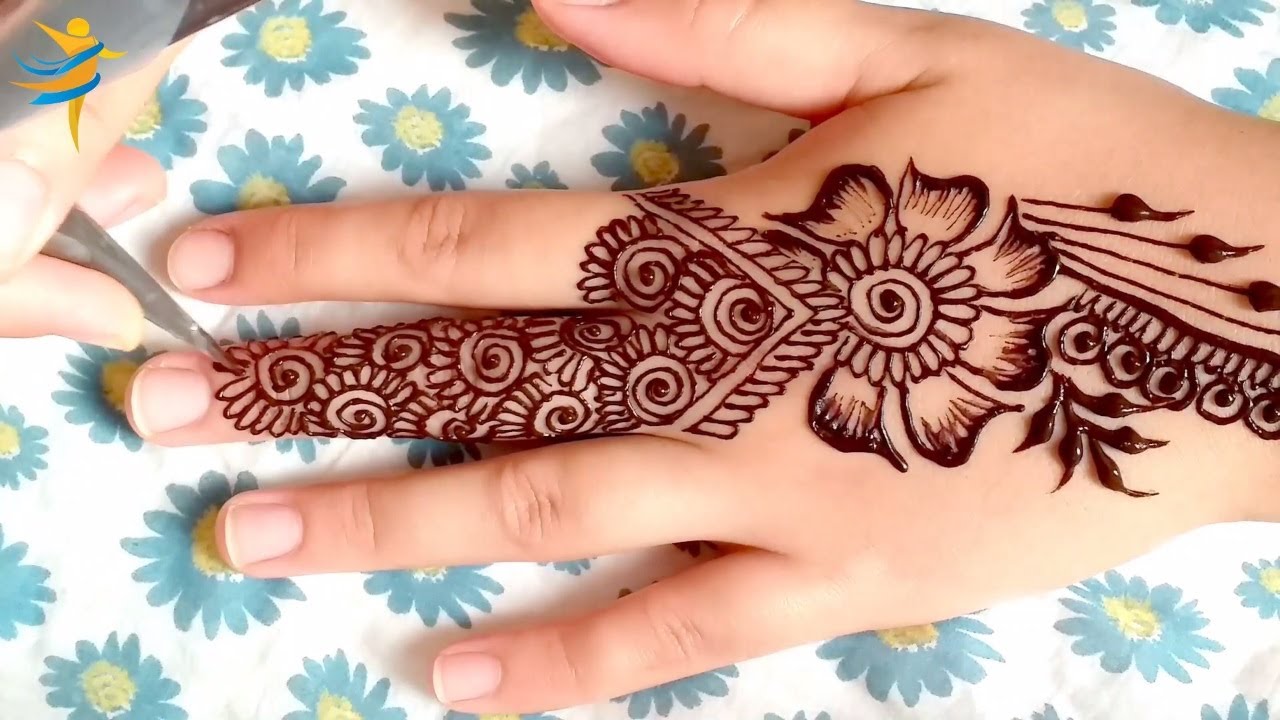 Easy Mehndi Design For Eid 2020 And Simple More design Henna Arabic for ...