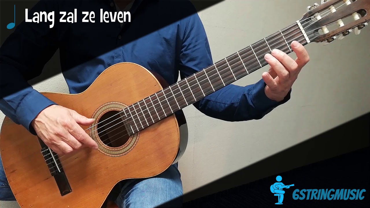 Guitar Train 1 - Lang zal ze leven - Track 30 - Slow - YouTube