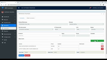 Sistema de Inventario y Almacén en Python, JavaScript y SQLite/PostgreSQL.