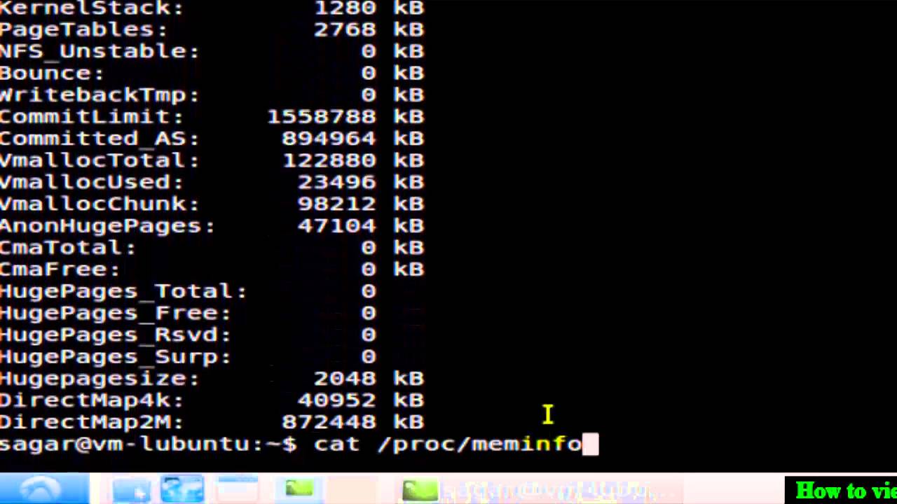 Colonial eskortere afslappet How to check ram usage in Linux - YouTube