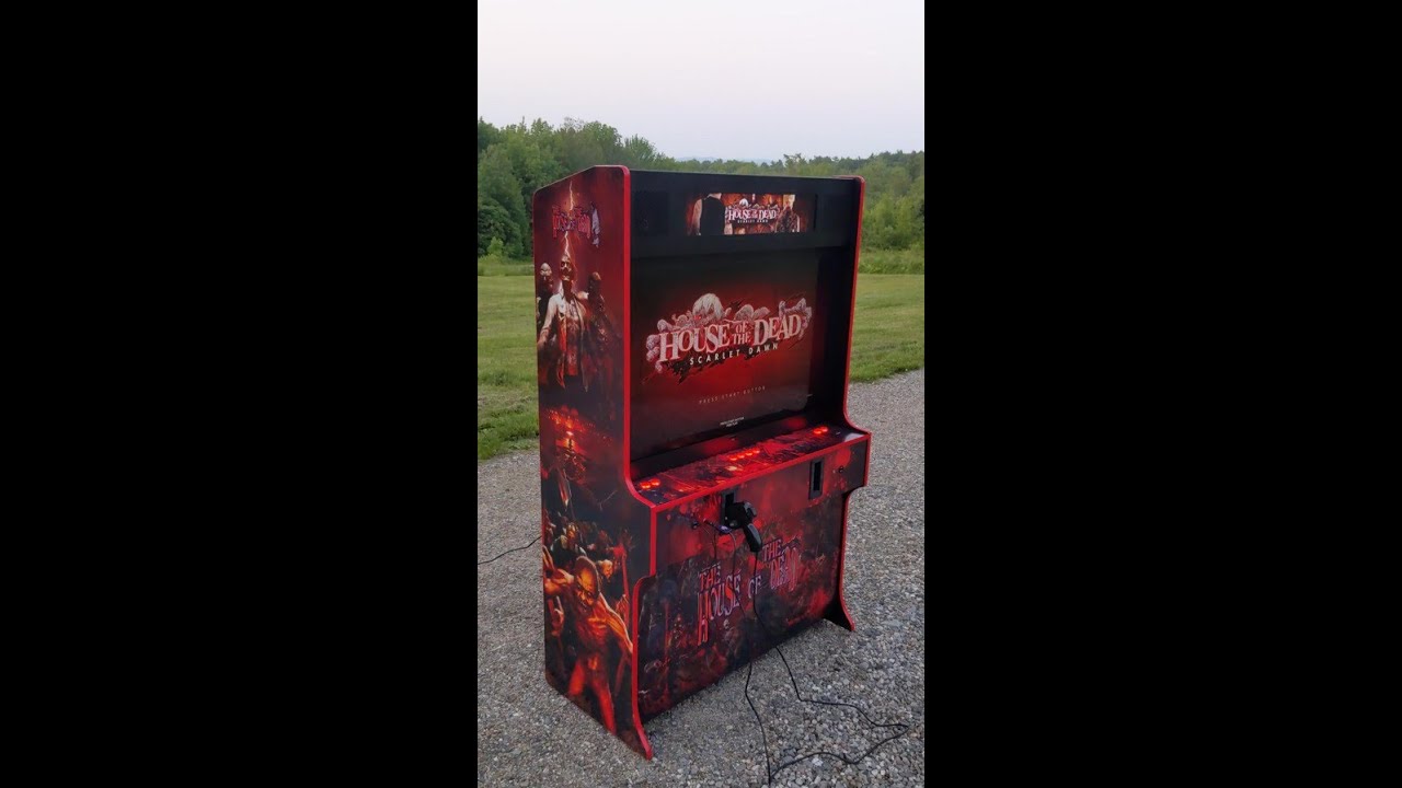 House Of The Dead Lightgun Arcade Cabinet - Unbox and Gameplay