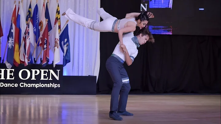 Joel Torgeson and Emily Huang - The Open 2019 - Showcase 7th Place - West Coast Swing