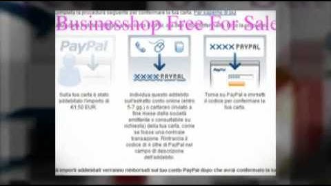 Signup account Paypal businesshop.altervista.org