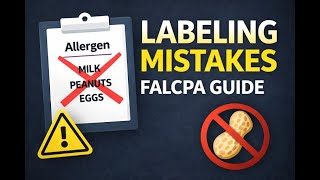 Food Allergen Labeling Rules & Mistakes That Cause Recalls (FALCPA)