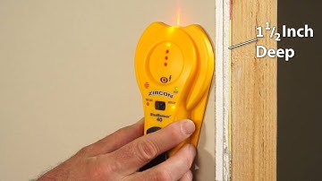 Finding Studs with the Zircon StudSensor 40 Stud Finder