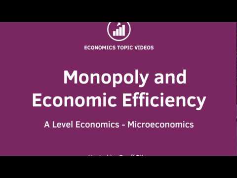 Video: Apakah monopoli secara alokatif dan produktif efisien?