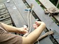 簡単ロープで作る斧の和式刃カバー！！