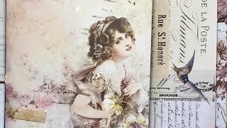 Journal Decorating with Vintage Goodies