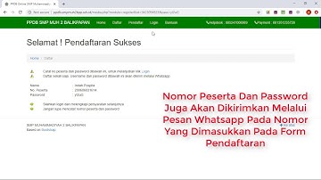 Tutorial Pendaftaran PPDB Online SMP Muhammadiyah 2 Balikpapan