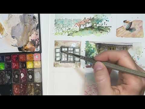 Watercolor Sketchbook Journaling : Different Ways of Sketching and  Collecting Souvenirs, Barbara Luel