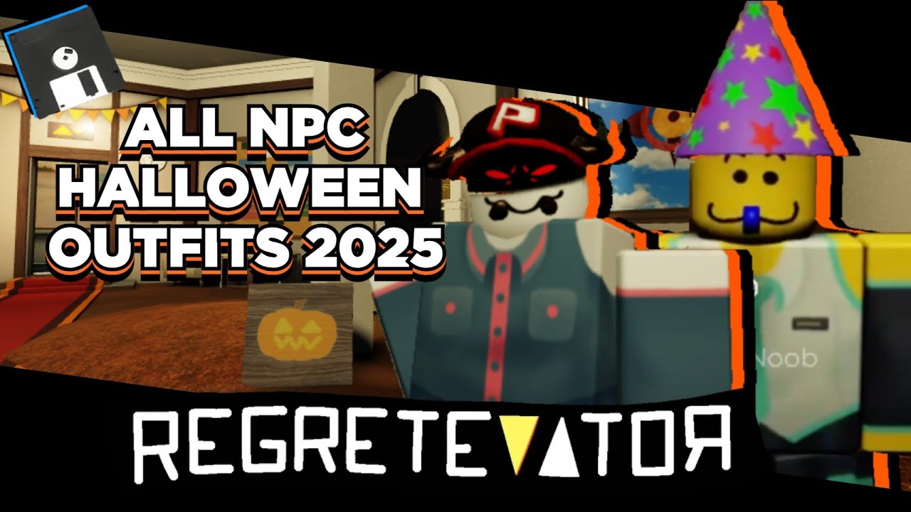 ВСЕ КОСТЮМЫ NPC НА ХЭЛЛОУИН 2025 | REGRETEVATOR