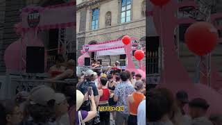 [파리] 어서와 파리 루브르 광장 LGBTQ+ 축제는 처음이지? #파리vlog #파리 #루브르박물관