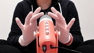 204 🤍 White Gloves Mic Brushing | No Talking ASMR