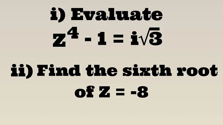 How to find the Nth root of a complex number. #complexnumbers #jonahemmanuel