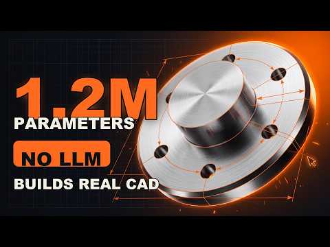 A 1.2M-Parameter Model Builds Real CAD Parts in FreeCAD (No LLM, I Ran It)