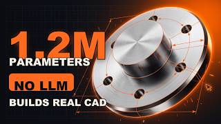A 1.2M-Parameter Model Builds Real CAD Parts in FreeCAD (No LLM, I Ran It)