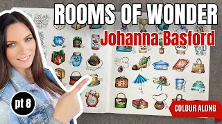 Colour Along | Rooms of Wonder by Johanna Basford | Part 8 of 10 @MyColourfulCountryLife