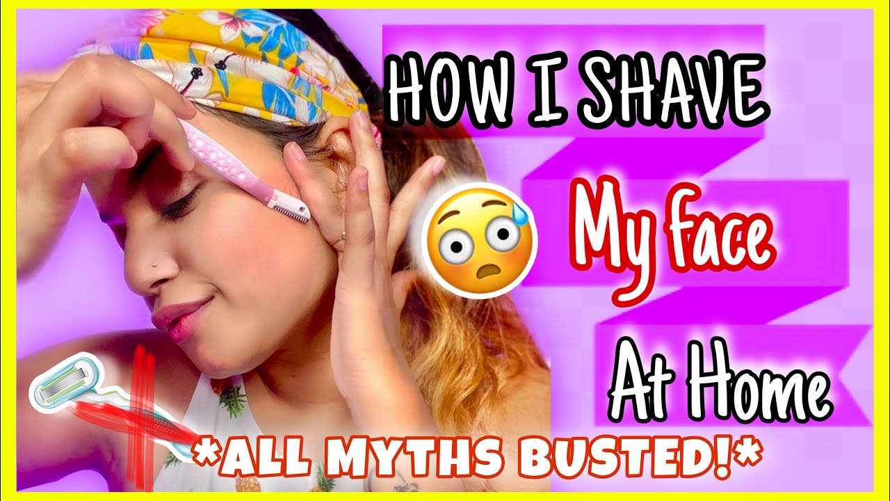 How to shave facial hair at home Do's & Don'ts Step by step face