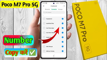 how to copy contacts poco m7 pro 5g, poco m7 pro 5g number copy kaise karen