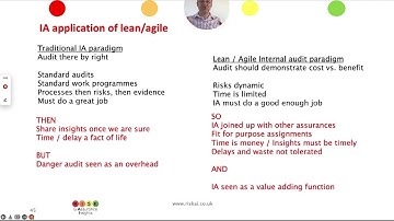 Lean and Agile Auditing - An Introduction Part 11