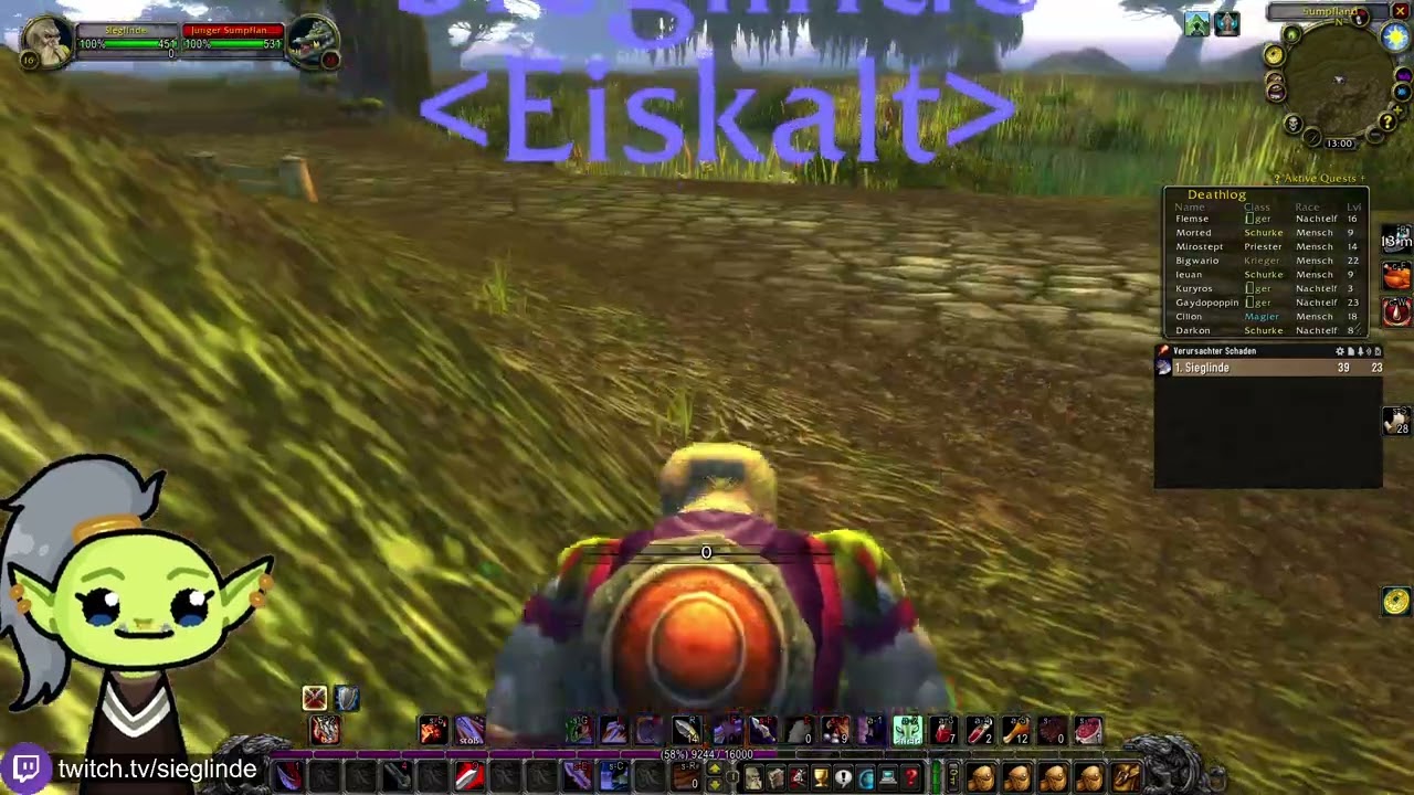 Der gefährliche Weg in Hardcore WoW durchs Sumpfland nach Menethil