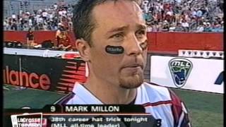 Mark Millon Incredible Classic Highlights on Lacrosse Television  We are going retro.