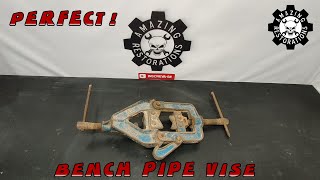 Bench Pipe Vise - Amazing Restoration