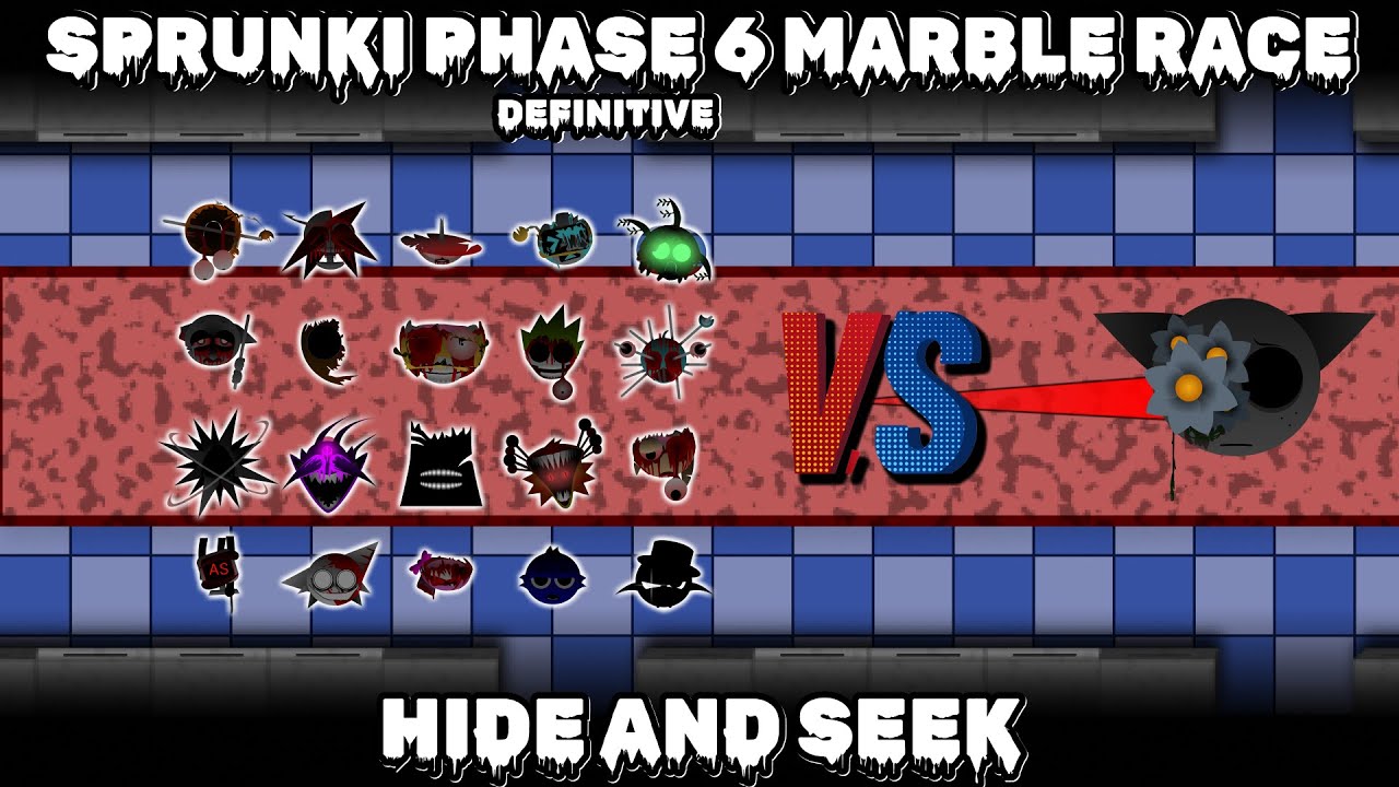 Incredibox Sprunki Definitive Phase 6 Vs. Seeker - Hide and Seek Marble Race In Aldogoo