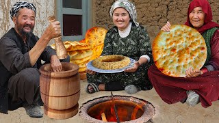 Baking Traditional Afghan Oil Breads & Nanbota | Village Life in Afghanistan 🇦🇫