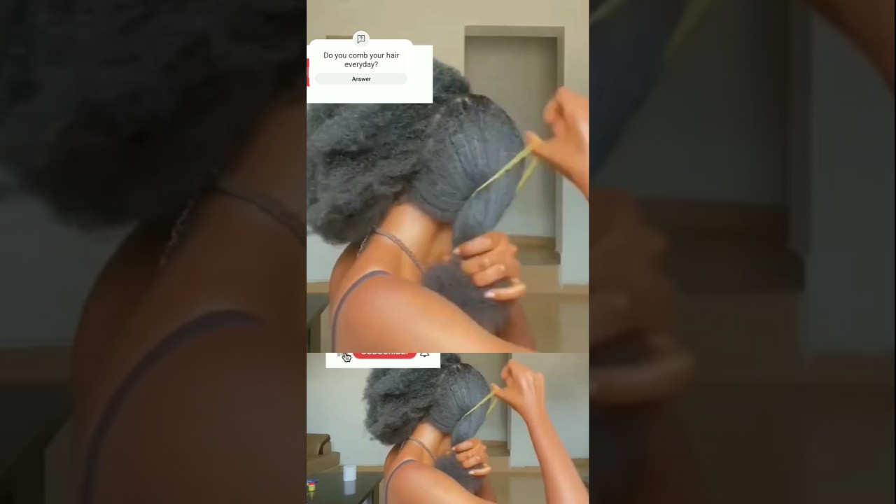 Hairstyles I wear when I have to run errands 