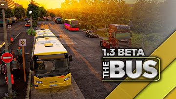 The Bus Update 1.3 Beta Own Route New Stops | Thrustmaster T300RS Gameplay