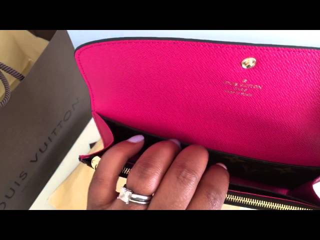 Louis Vuitton Hot Pink Emilie Wallet Unboxing 