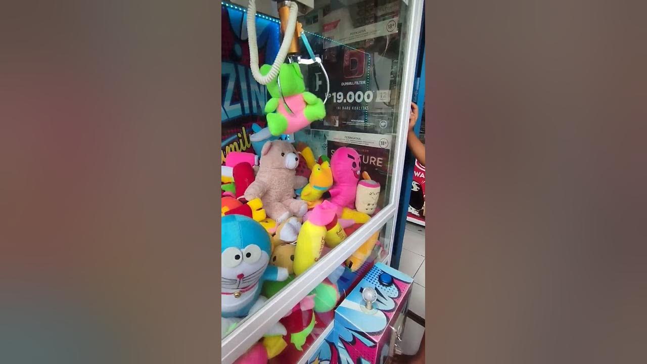 BOCIL FULL skill atau FULL BEJO? capit boneka | CLAW machine | capit kampung