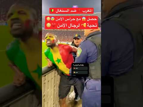 المشجع السنغالي حصل حصلة الكلاب شغب المغرب الجزائر اكسبلور تيكتوك 