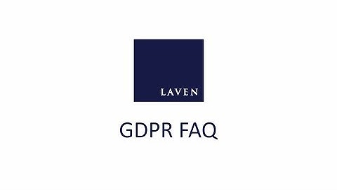 GDPR FAQ