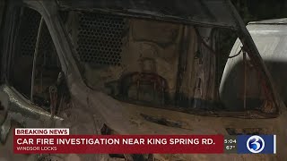 VIDEO: Car fires under investigation in Windsor Locks
