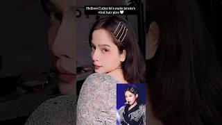 viral hair clip diy 💓| easiest diy hair pins/clips #ytshorts #shorts #diy #easy #jennie #viral #new