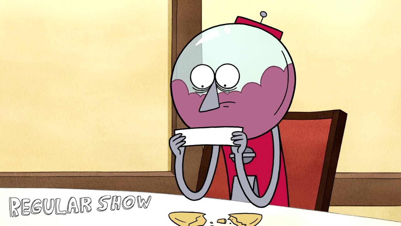 Regular Show Benson Gets A Bad Luck Fortune Cookie Fortune Cookie