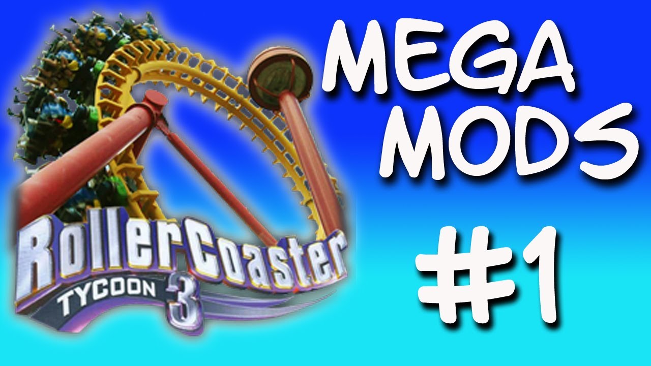 Roller Coaster Tycoon 3 - Mega Mods - Part 1 - Halo Rollercoaster! - YouTube