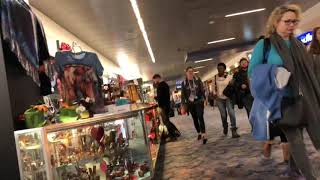 Walking To Gate C14 At McCarran Airport