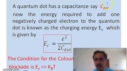 Coulomb blockade and single electron transistor