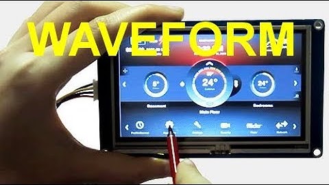 WYŚWIETLACZ NEXTION ARDUINO WAVEFORM LIS3MDL #26